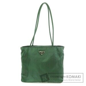 Prada TESSUTO CITY logo plate shoulder bag nylon